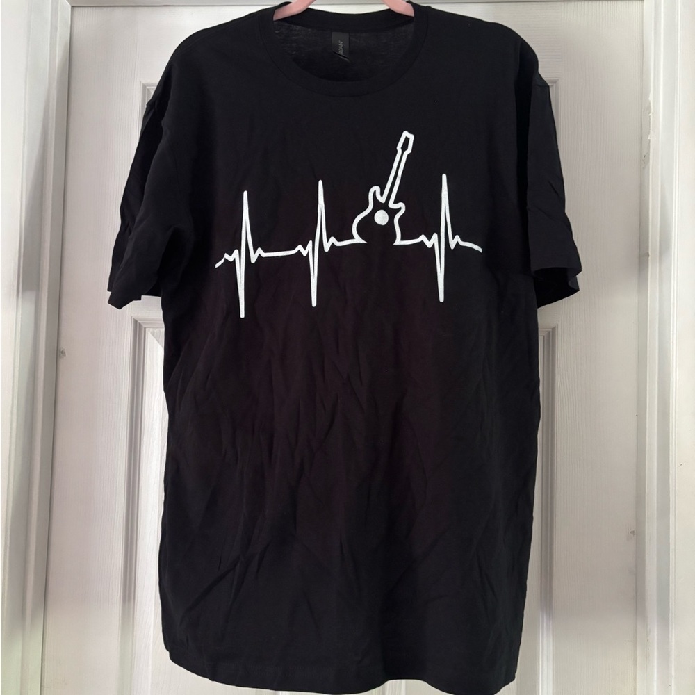 Gildan Guitar Graphic Tee NWOT